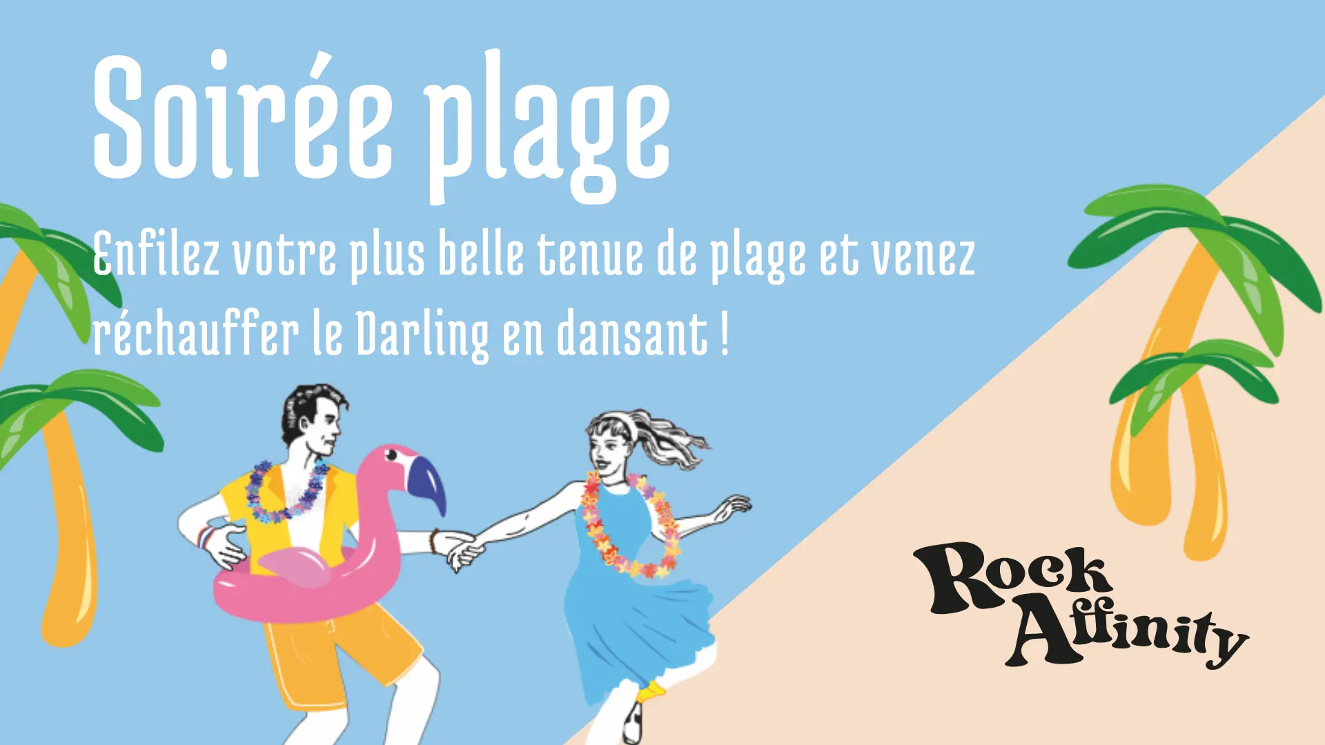 Danse rock, soirée plage, Rock Affinity